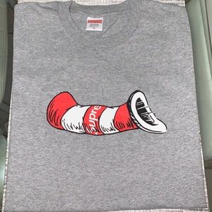 Supreme FW18 Cat In The Hat Tee Shirt